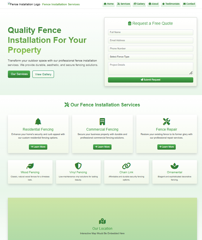 Fence Installation