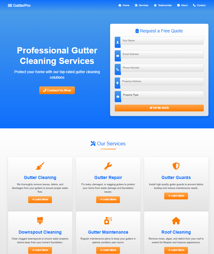 Gutter Cleaning